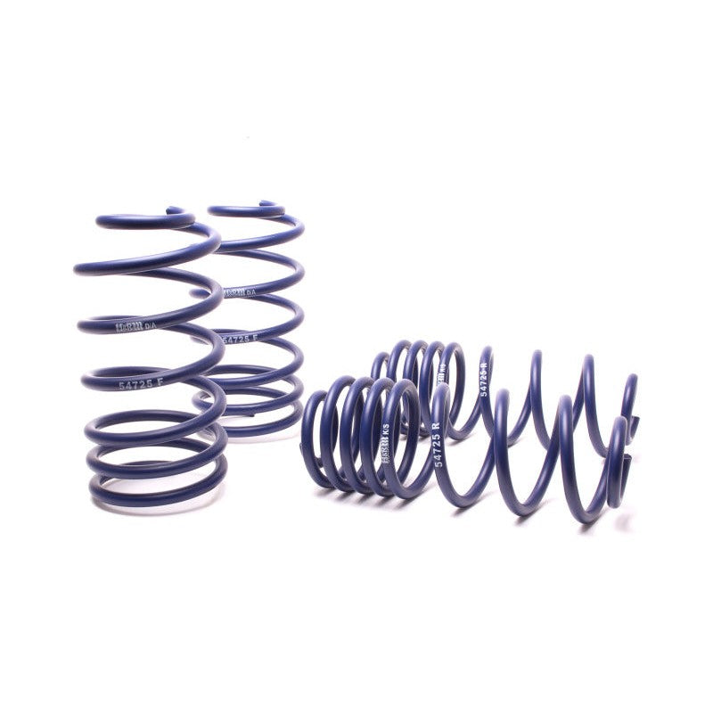 Blue H&R Sport lowering springs for 1998-2005 Volkswagen Golf and Jetta MK4