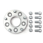 H&R Trak+ 25mm DRA series wheel adapter with 5/130 bolt pattern, 71.6mm center bore, and mounting hardware.