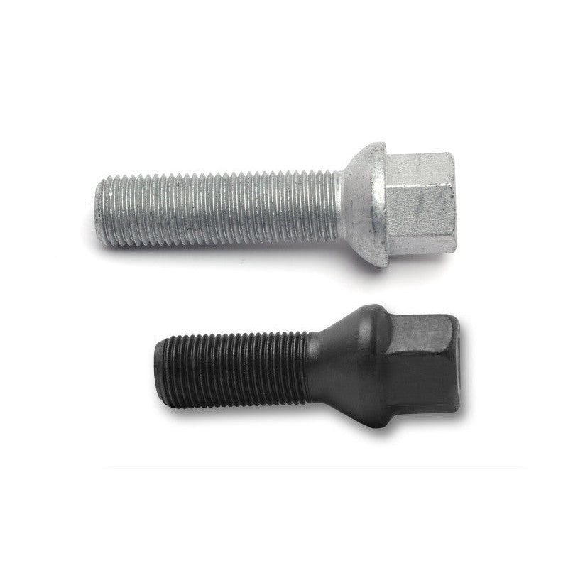 Set of ten H&R M14 x 1.5 wheel bolts with 60mm shank and 19mm hex head for Porsche applications.