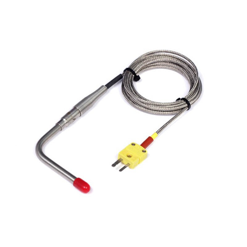 Haltech HT-010874 1/4 inch open tip thermocouple sensor with an 87 inch long lead wire.