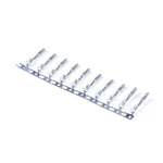 Ten metal Haltech ECU crimp terminals for Tyco 8-32 pin connector housings (HT-030051).