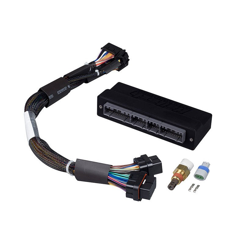 Haltech Elite 1000/1500 plug-and-play adaptor harness with multi-pin connectors and high-quality wiring loom