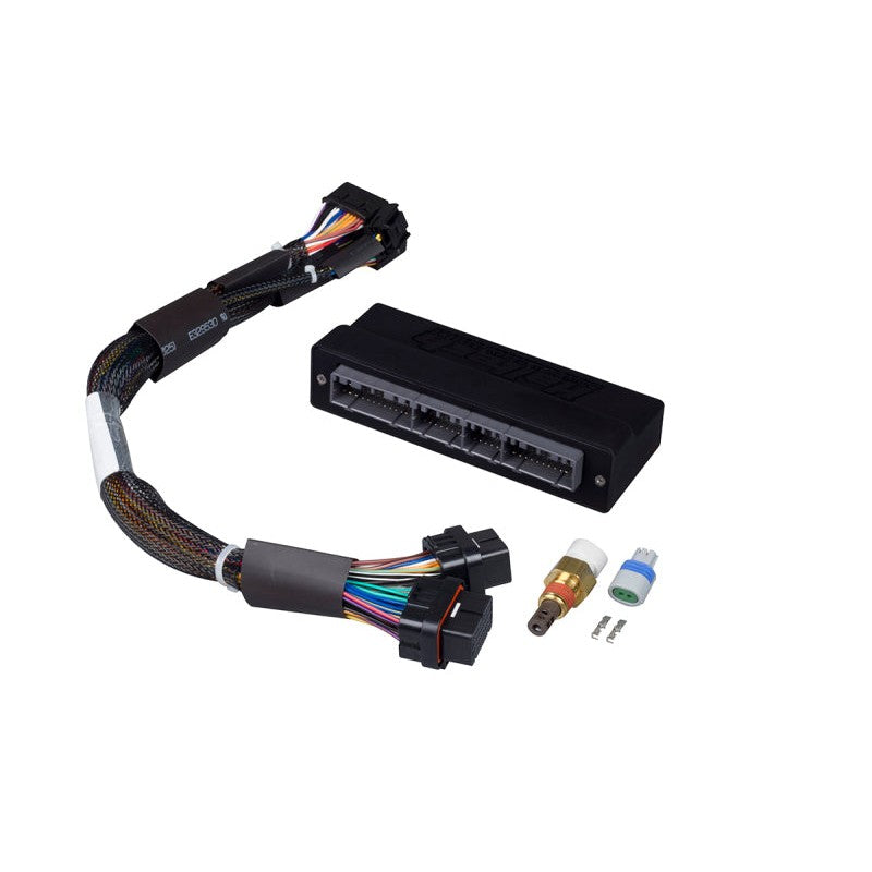 Haltech Elite 1000/1500 plug-and-play adaptor harness with multi-pin connectors for Mitsubishi EVO and 2G DSM
