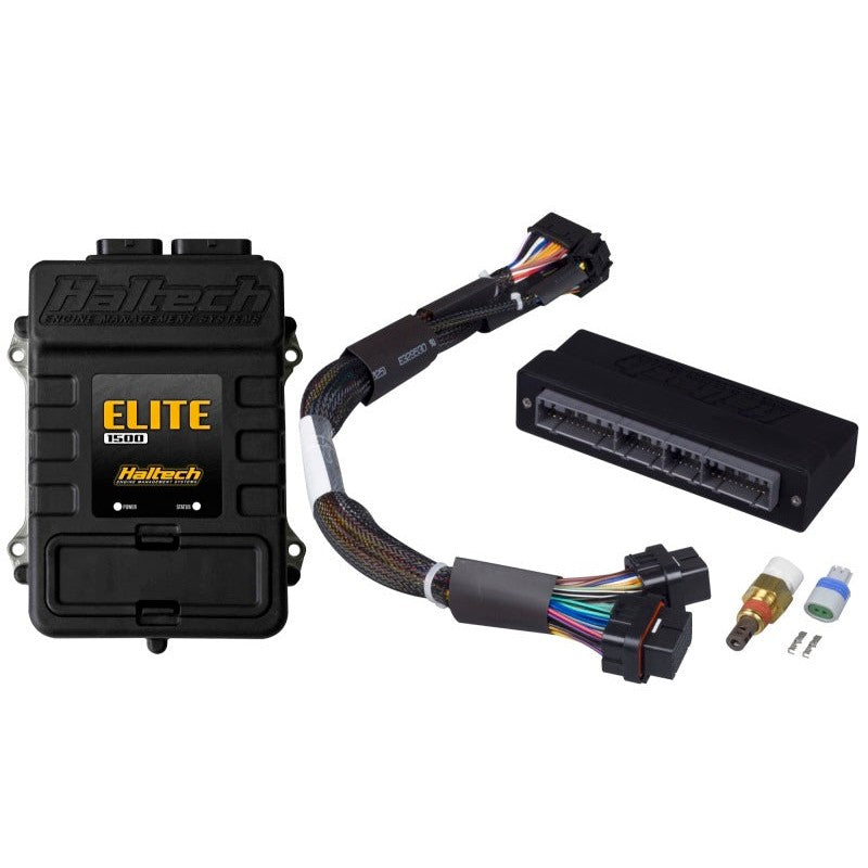 Haltech Elite 1500 ECU and vehicle-specific plug-and-play adaptor harness for Mitsubishi Lancer Evolution 4-8