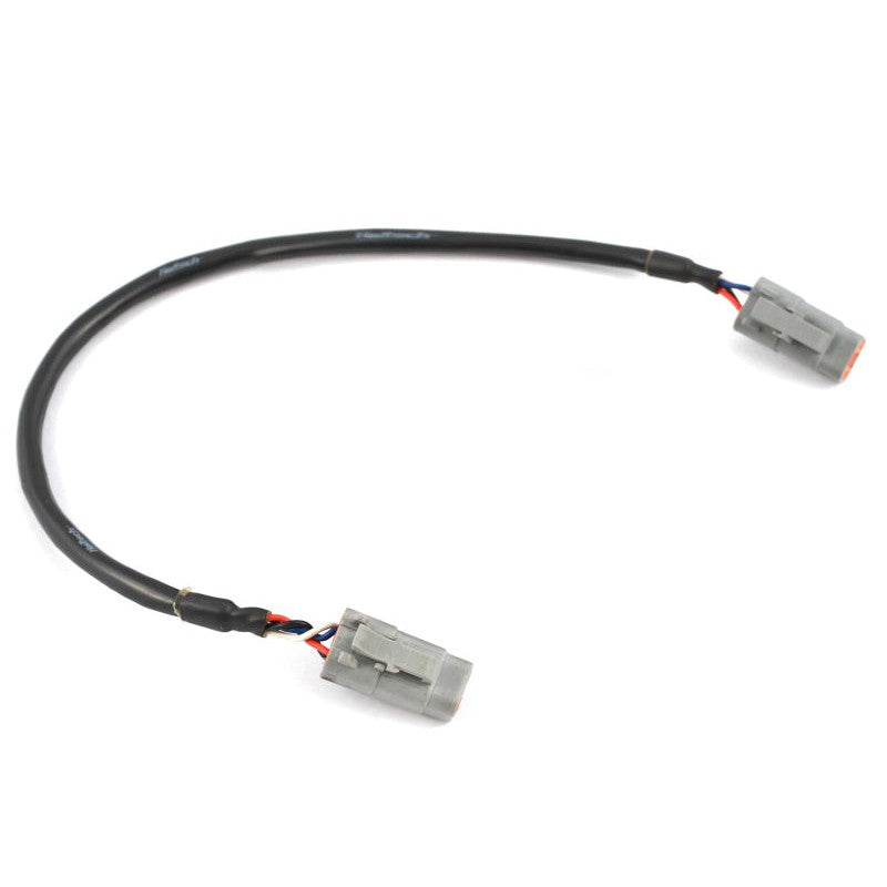 Haltech 1800mm Elite CAN cable featuring DTM-4 connectors on both ends for secure ECU networking.