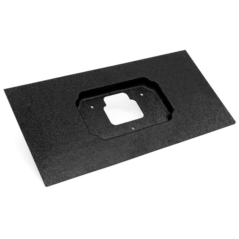 Black UV-stabilized ABS plastic moulded panel mount for Haltech iC-7 digital dash displays