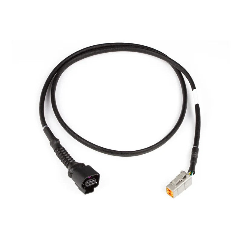 Haltech LSU 4.9 wideband sensor adaptor harness featuring a Bosch LSU 4.9 connector to DTM6 plug interface.