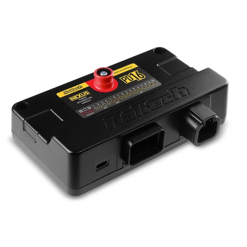 Haltech NEXUS PD16 Power Distribution Module with 120A Surlok connector and USB programming cable