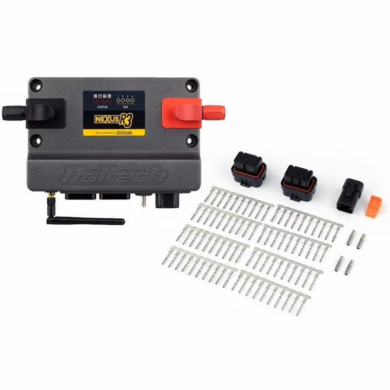 Haltech NEXUS R3 VCU connector housings and gold-plated terminal pins kit HT-193100