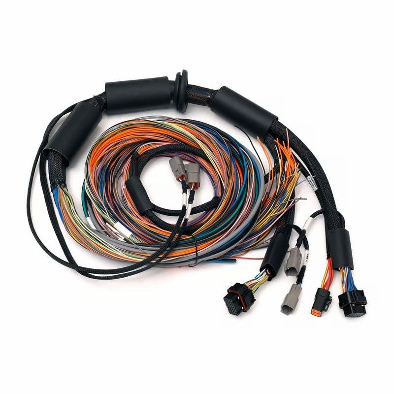 Haltech NEXUS R3 2.5m (8ft) universal wire-in wiring harness with color-coded leads.