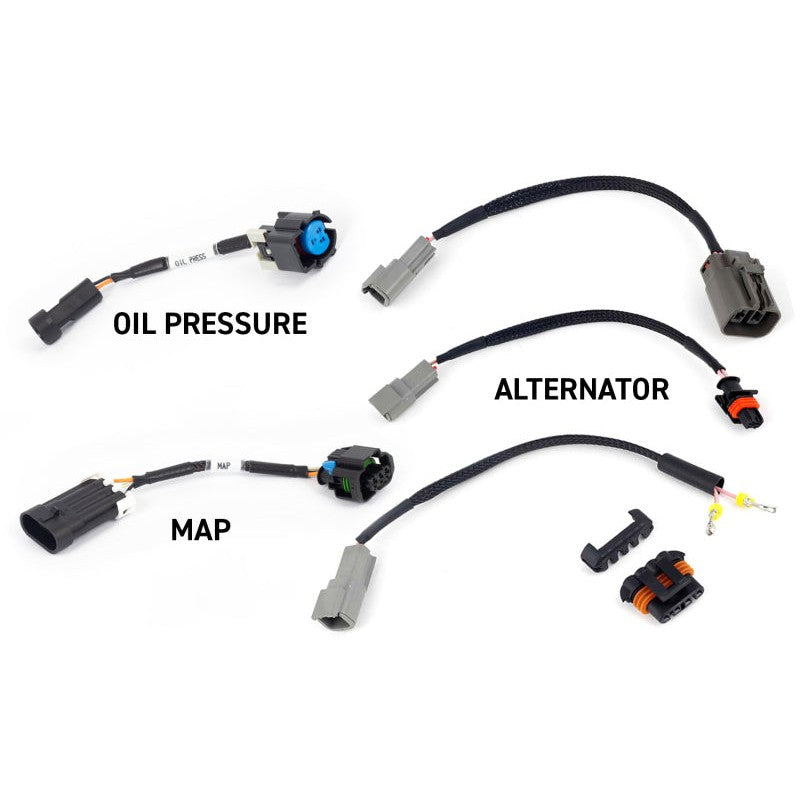 Haltech NEXUS Rebel LS engine management wiring harness with Gen IV LS, DBW, and EV6 injector connectors