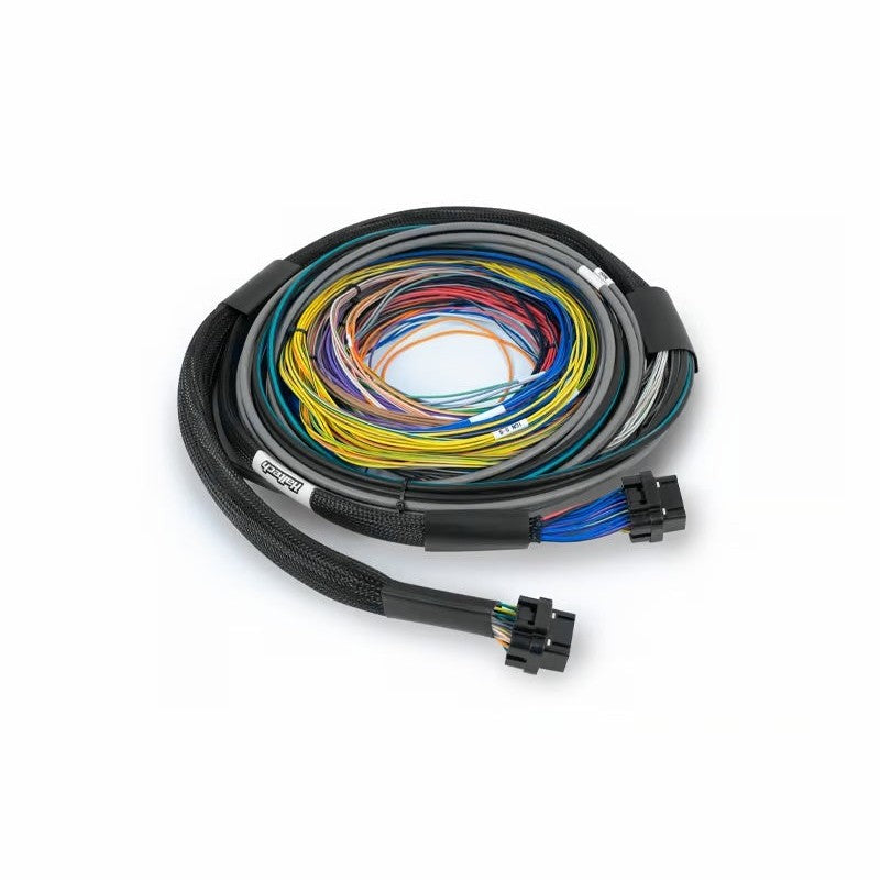 Haltech NEXUS S2/S3 2.5M (8ft) universal wire-in harness kit with terminated connectors and color-coded flying leads.