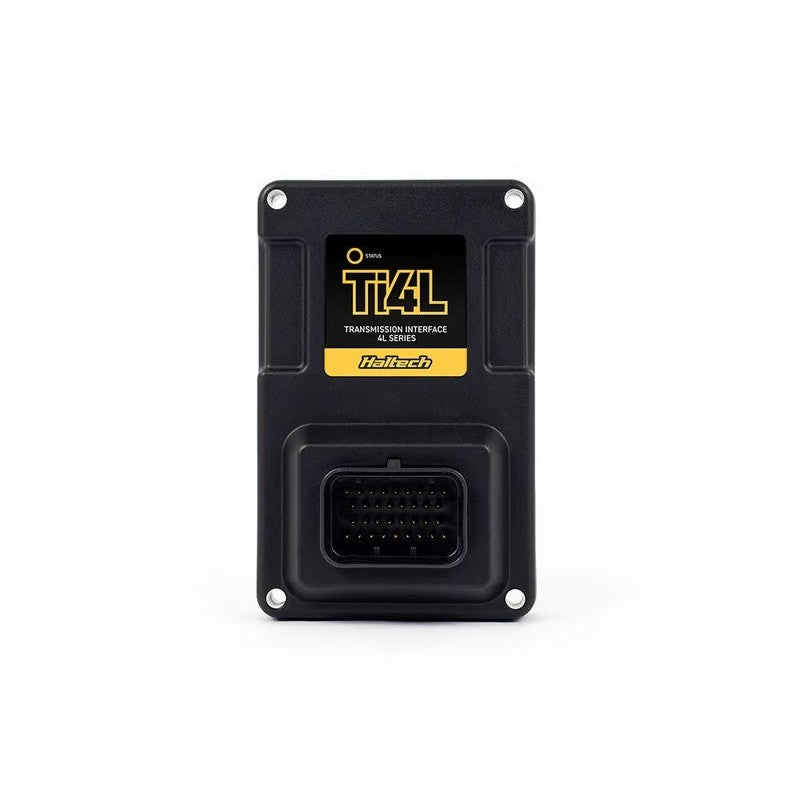 Haltech NEXUS Ti4L transmission interface module with wiring harness and connectors.