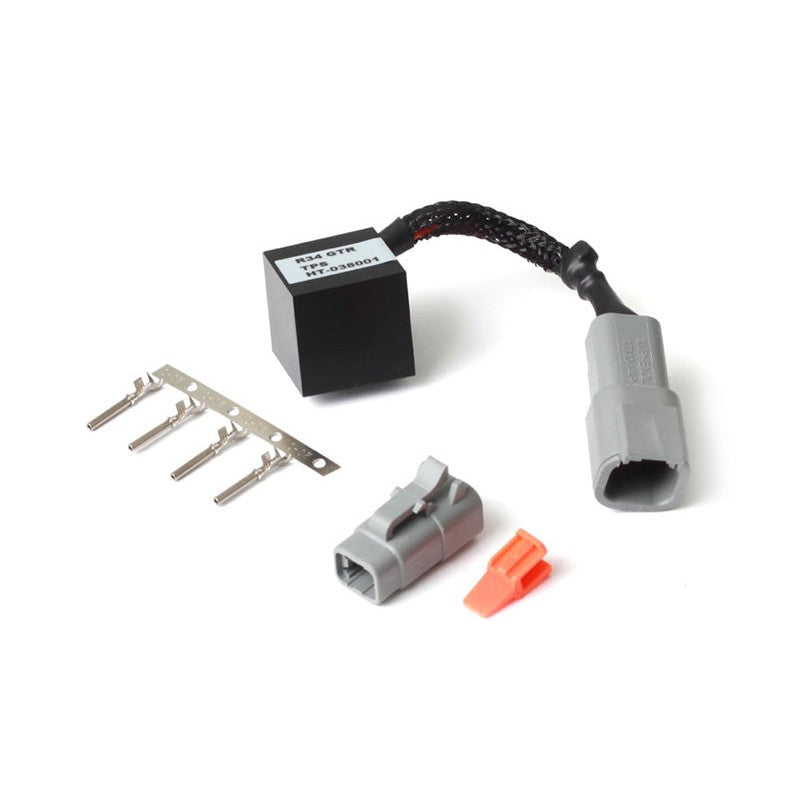 Haltech Nissan Attesa 4WD TPS adaptor splitter wiring harness with three multi-pin connectors HT-038001