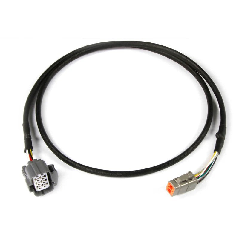 Haltech HT-010727 1200mm adaptor harness with connectors for NTK wideband sensors and Nexus series harnesses.