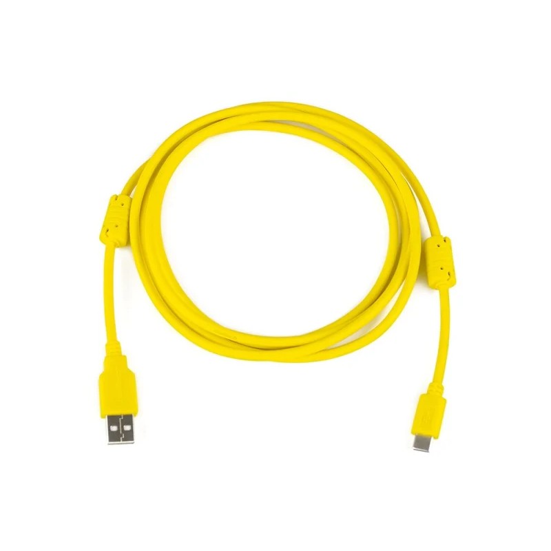 Haltech HT-070021 USB-A to USB-C data connection cable for Nexus series tuning, 2 meters long.