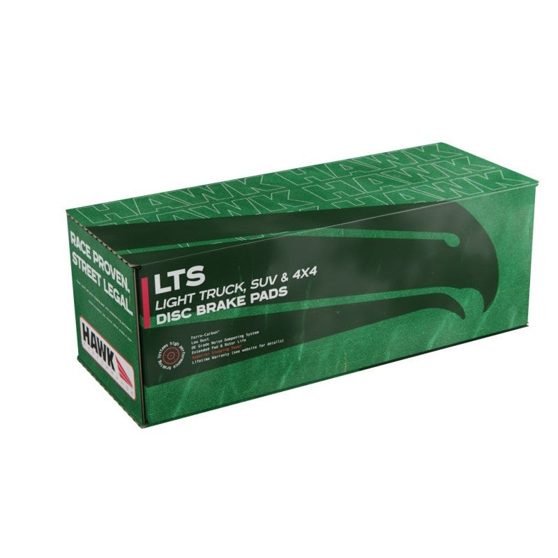 Hawk Performance LTS series street brake pads for 2019-2021 Chevrolet Silverado and GMC Sierra 1500 trucks.