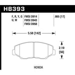 Hawk Performance HPS High Performance Street ferro-carbon front brake pad set