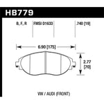 Hawk Performance Street 5.0 high-friction ferro-carbon disc brake pad set.