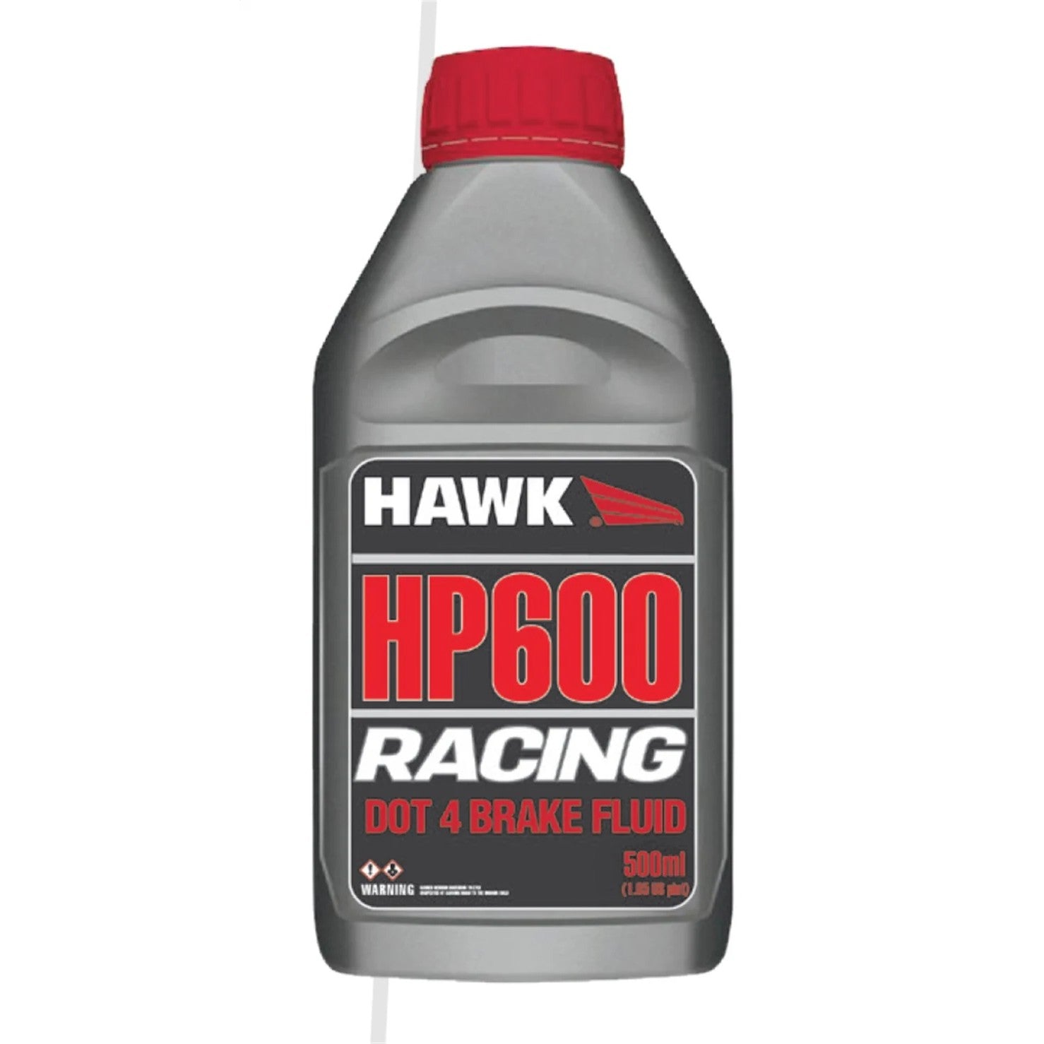 500ml bottle of Hawk Performance Street DOT 4 high-performance hydraulic brake fluid