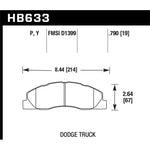 Hawk Performance Super Duty Ferro-Carbon brake pad set for heavy-duty Dodge and Ram trucks.