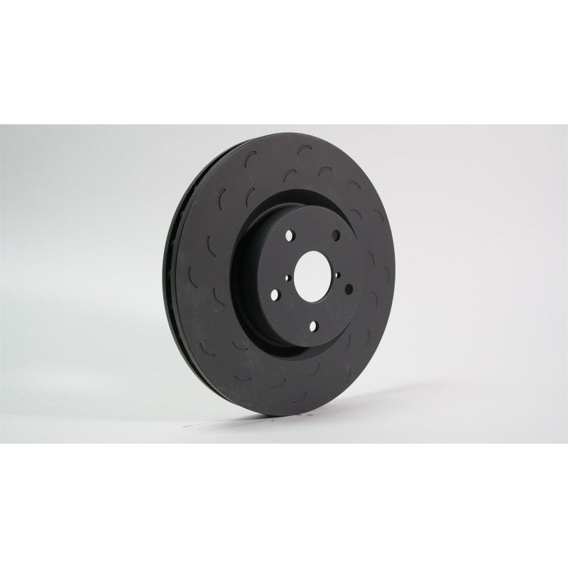 Hawk Performance Talon rear brake rotor pair featuring precision milled slots and protective grey Magni coating.
