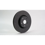 Hawk Performance Talon series front brake rotor set with precision milled slots and grey Magni coating.
