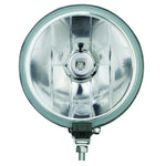 Hella 700FF series round halogen driving lamps with protective stone shields and H3 bulbs.
