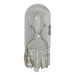 Hella 2825 T3.25 miniature clear glass bulb with W2.1x9.5d wedge base and tungsten filament.