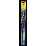 Single 20-inch Hella Clean Tech beam-style wiper blade showing the aerodynamic hingeless design and multi-clip adapter.
