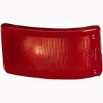 Hella 5603 series red wraparound combination rear lamp showing stop and tail light housing for universal horizontal mounting.