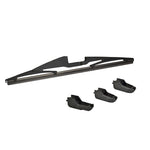 HELLA Hybrid 12-inch rear wiper blade with multi-clip adaptor system and black aerodynamic housing.