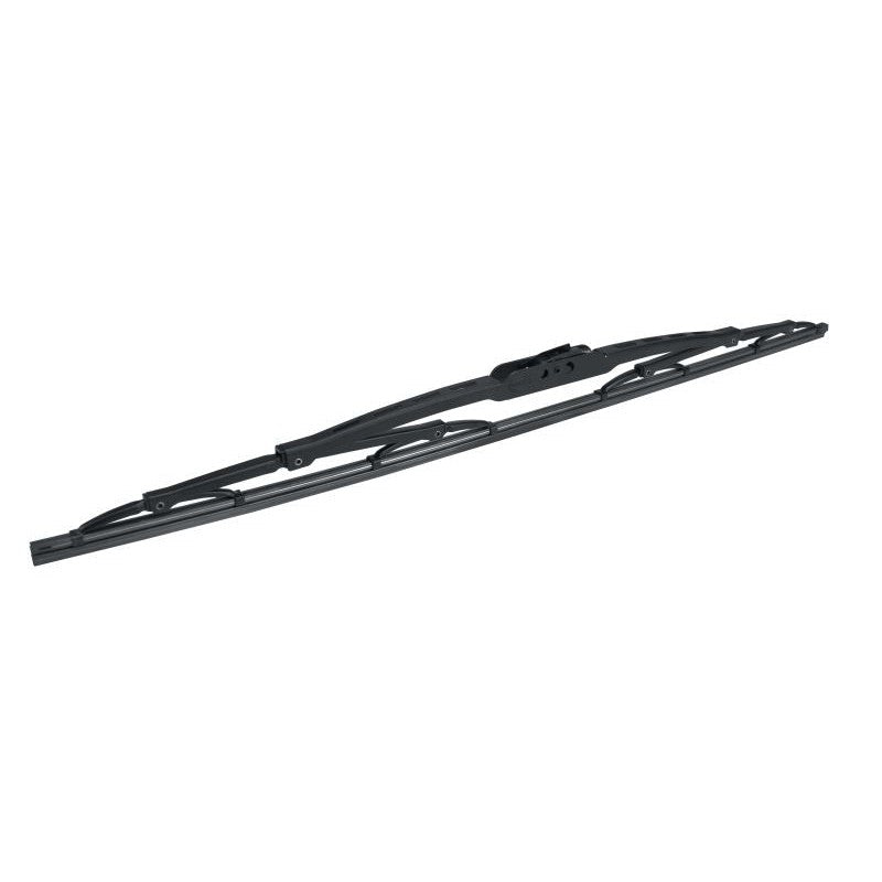 Hella 22-inch Standard Series wiper blade with metal frame construction and pre-installed mounting adapter