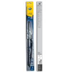 Single 26-inch Hella Standard series wiper blade with black metal frame and graphite-coated rubber strip.