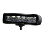 Hella Black Magic series 6-inch LED mini light bar with blacked-out housing and flood beam lens