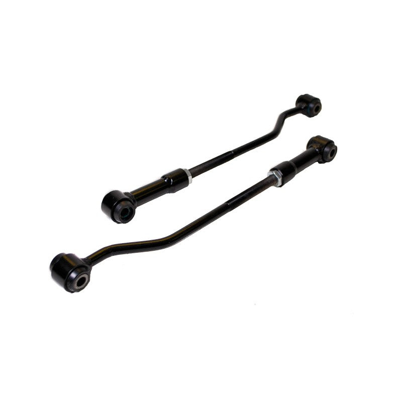 Hellwig 7977 adjustable sway bar end links with zinc plated hardware and polyurethane bushings for lifted Ford trucks.