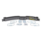 Hellwig EZ-990 black powder coated helper spring kit with heavy duty U-bolts and mounting hardware.