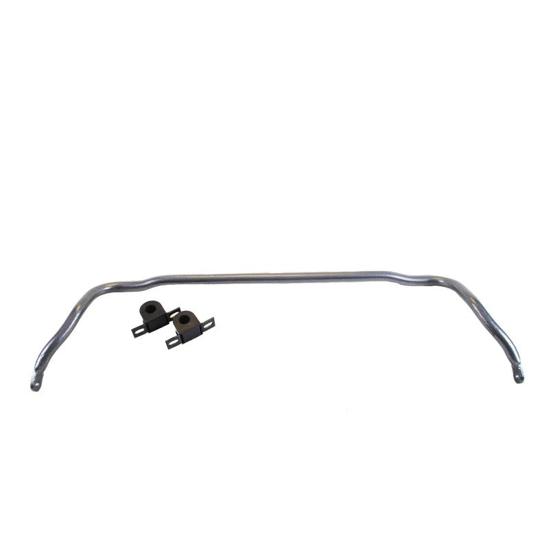 Hellwig 7676 1-1/8 inch solid heat-treated chromoly front sway bar with mounting hardware and bushings.