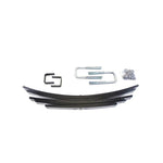 Hellwig Load Pro 15 black powder-coated add-a-leaf helper spring kit with mounting hardware for Toyota Tacoma.