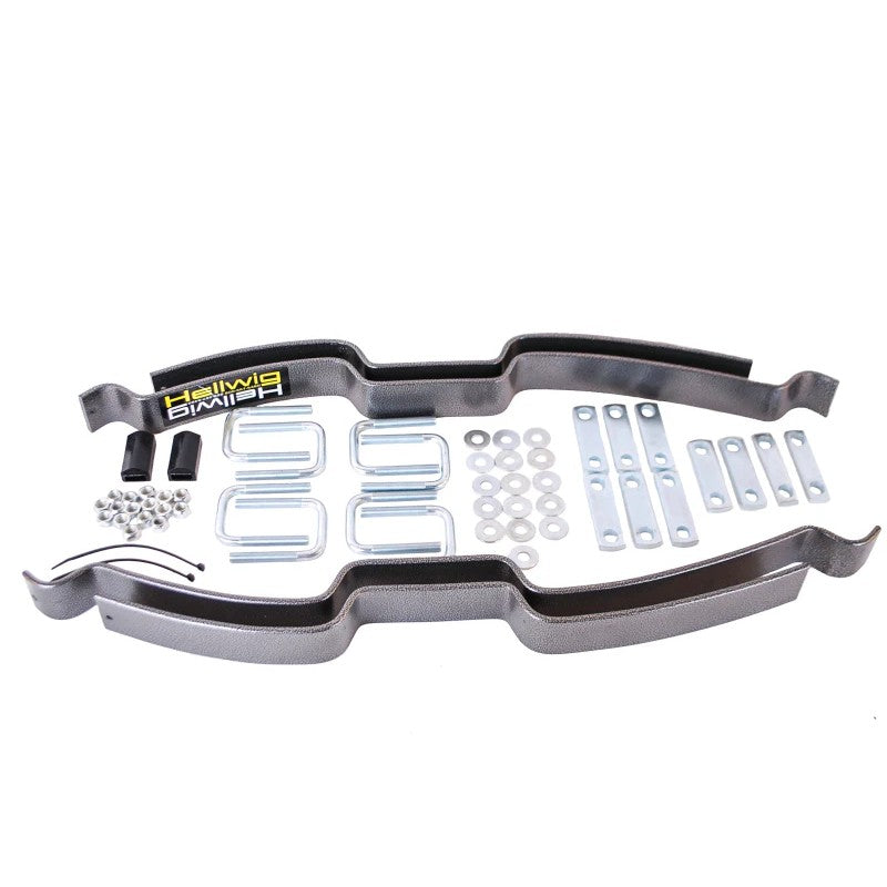 Hellwig 61609 Pro Series helper spring kit with mounting hardware for Chevrolet Express and GMC Savana 1500/2500 vans.