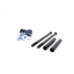 Hellwig 7985 heavy-duty adjustable sway bar end links with polyurethane bushings and zinc-plated hardware.