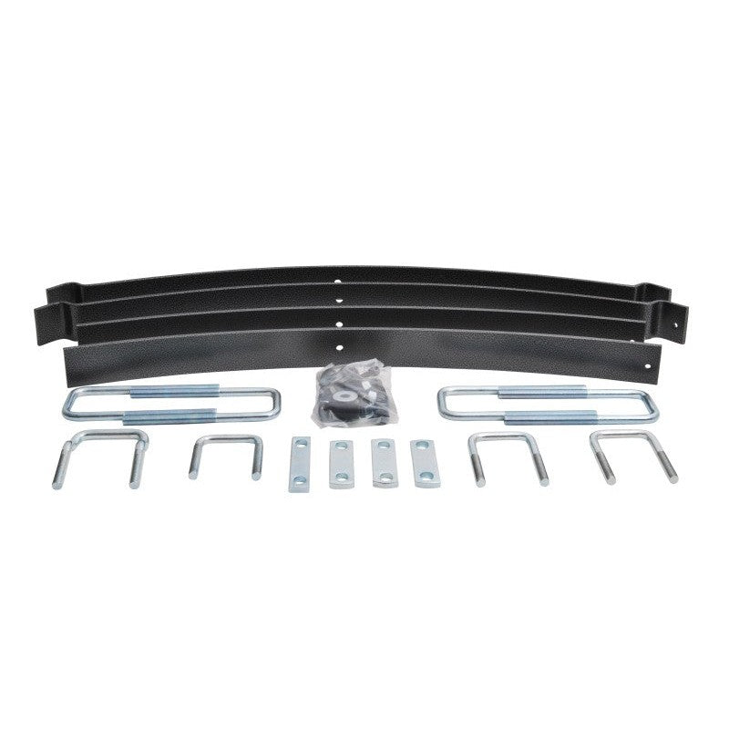 Hellwig 1909 Pro Series 2-leaf helper spring kit with mounting hardware for Toyota Tundra rear suspension.