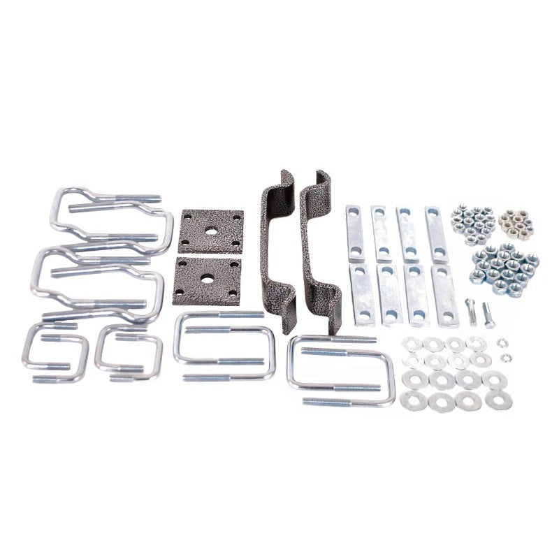 Hellwig 25312 zinc-plated mounting brackets and hardware kit for Load Pro series helper springs.