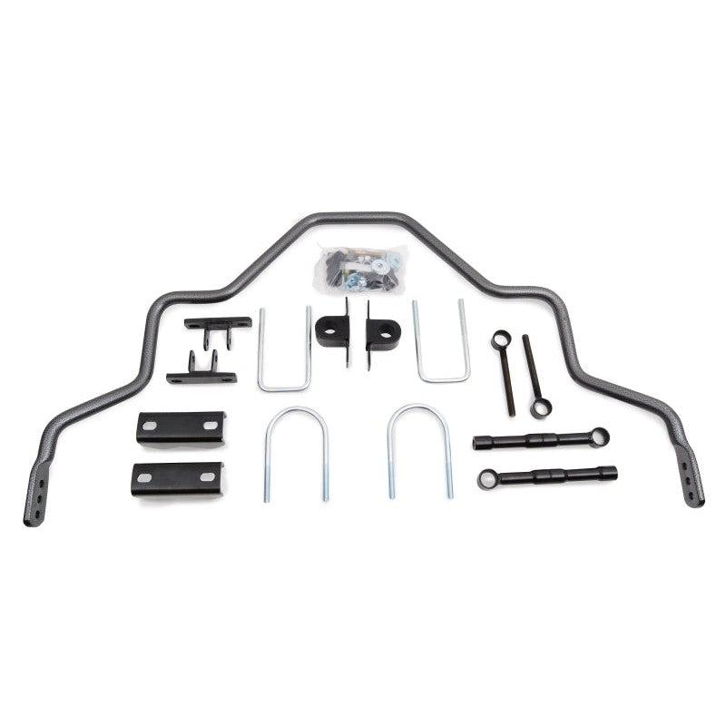 Hellwig 7844 1-1/8 inch solid heat-treated chromoly rear sway bar for 2-4 inch lifted Silverado and Sierra 1500 trucks.