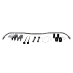 Hellwig 7/8-inch solid chromoly adjustable rear sway bar in black powder coat finish.