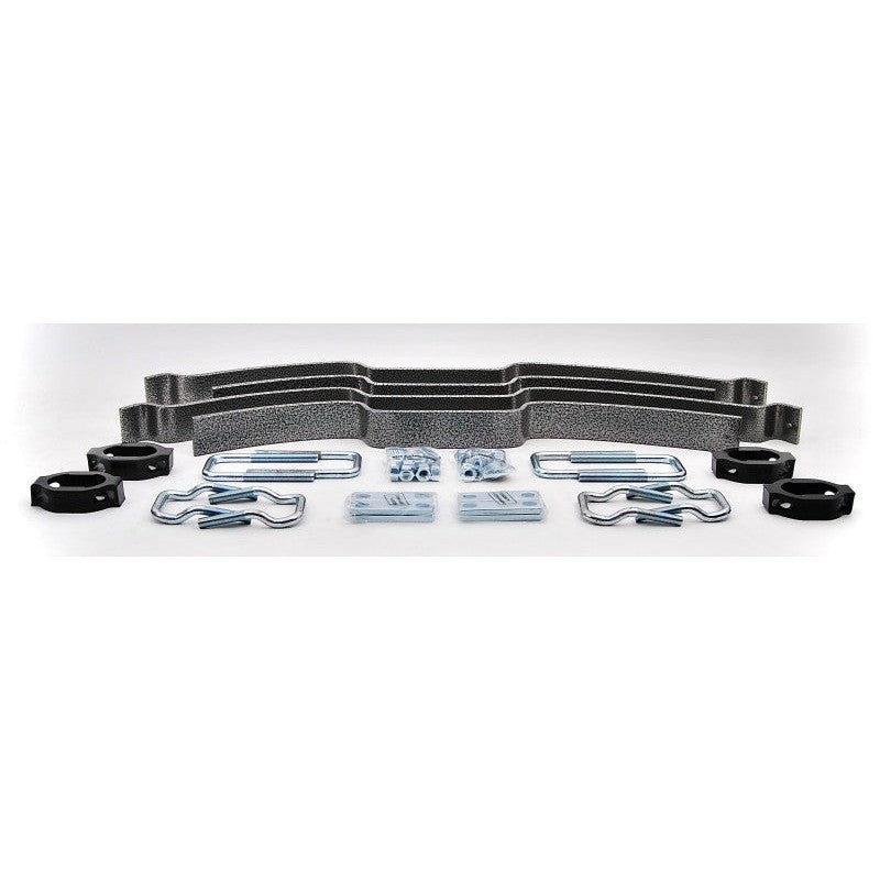 Hellwig Pro Series helper spring kit featuring black steel springs and over-axle mounting hardware