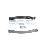 Hellwig EZ-550 helper spring kit with powder-coated leaf spring and heavy-duty plated U-bolt hardware.