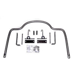 Black 1-1/4 inch solid chromoly Hellwig 7181 rear sway bar for Chevrolet Express and GMC Savana 3500 vans.