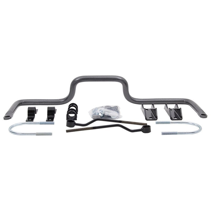 Hellwig 7677 1.25-inch solid chromoly rear sway bar with mounting bushings for 1999-2010 Ford Super Duty trucks.