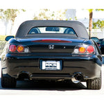 HKS Hi Power Racing Version stainless steel exhaust with a burnt titanium tip for 2000-2009 Honda S2000.